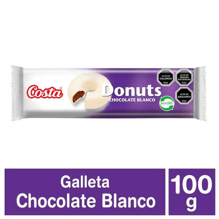 Galleta Donuts Blanco