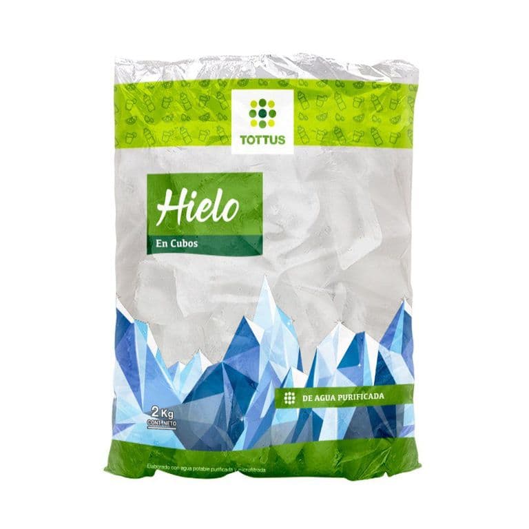 Hielo en Bolsa Tottus 2 Kg