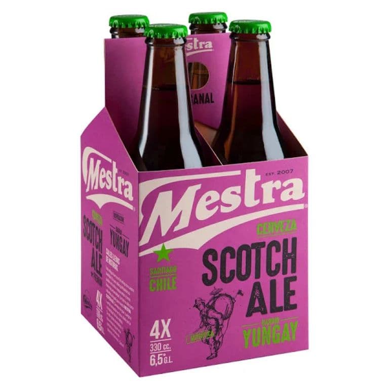 Pack 4 un. Cerveza Mestra Strong Ale 6.5° 330 cc