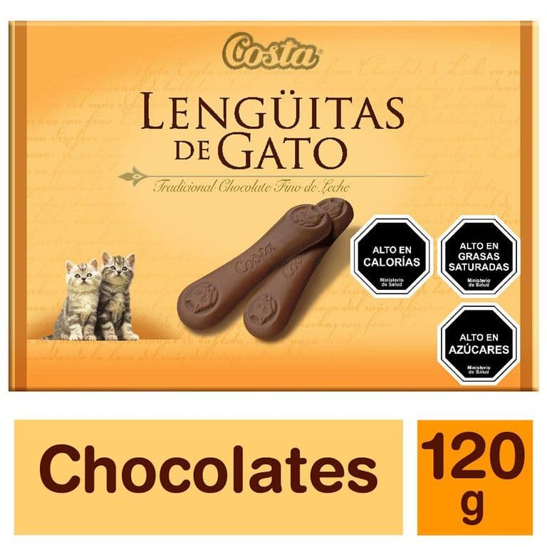 Chocolate de Leche Lenguas de Gato 120 g