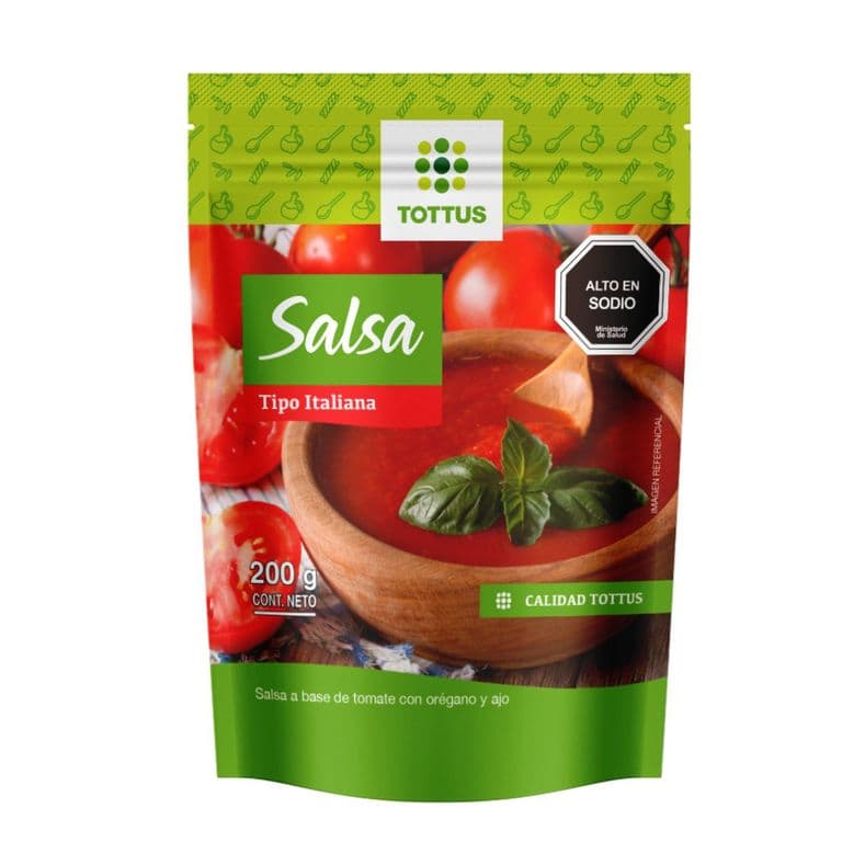 Salsa de Tomate Tipo Italiana Tottus 200 g