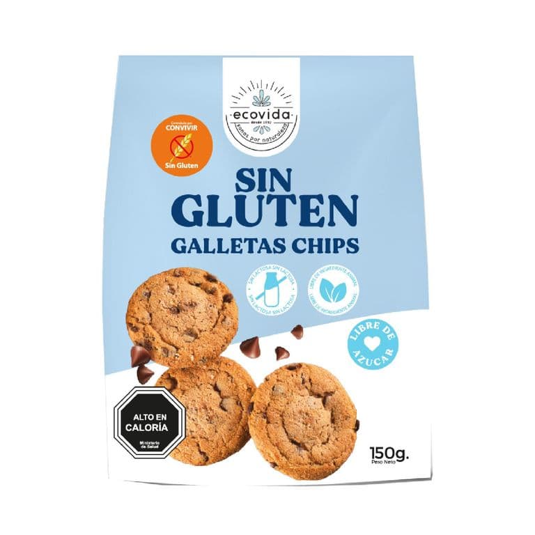 Galletas Ecovida Chip Chocolate Sin Gluten 150 g