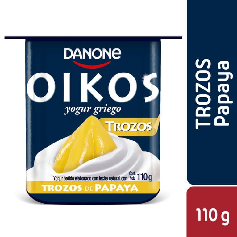Yogurt Griego Danone Oikos Papaya 110 g