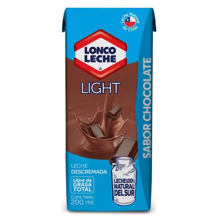 Leche Loncoleche Light Descremada Chocolate 200 ml