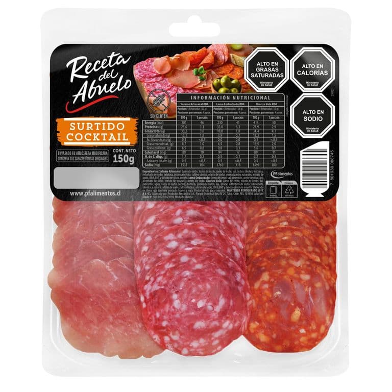 Surtido Cocktail Receta del Abuelo 150 g