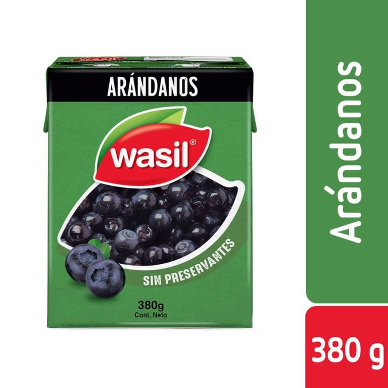 Arandanos Wasil 200 g drenado, 380 g neto