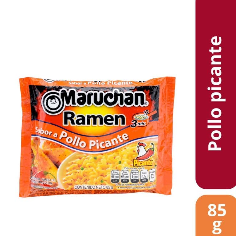 FIDEO RAMEN MARUCHAN POLLO PICANTE 85 G