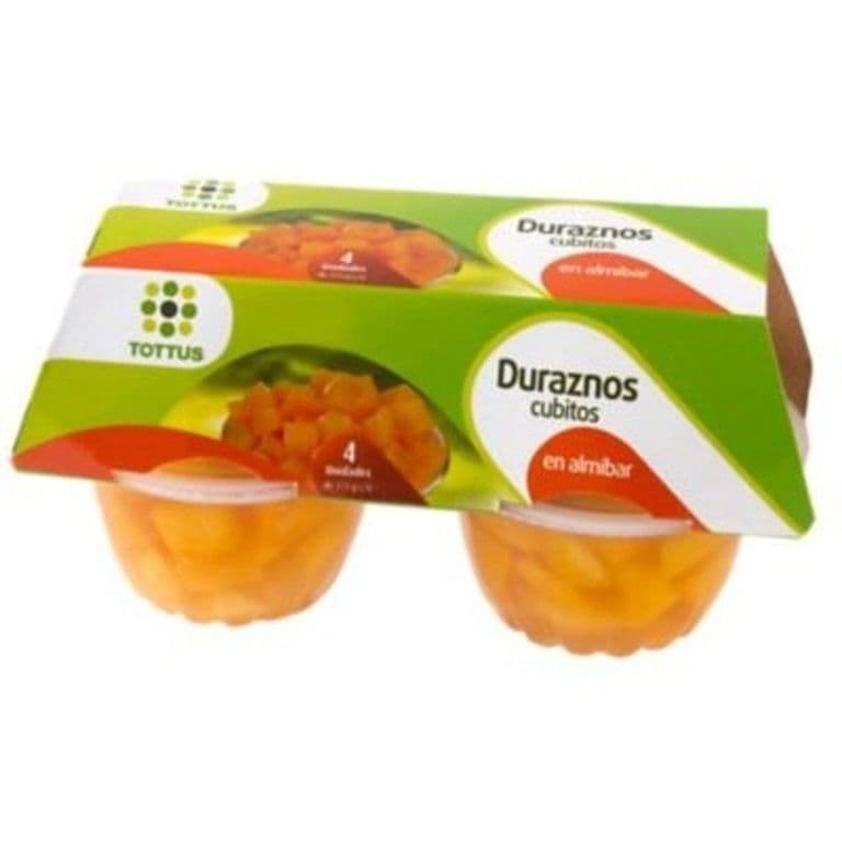 Pack Cups Durazno Trocitos