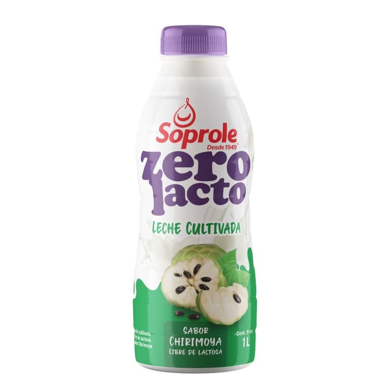 Leche Cultivada Zerolacto Sabor Chirimoya