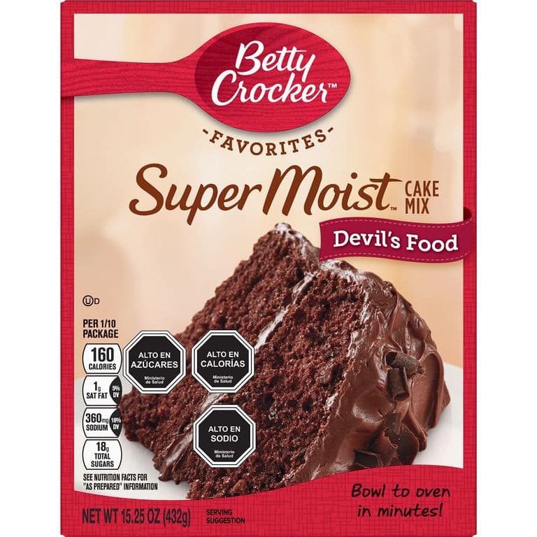 Mezcla para Torta Betty Crocker 432 g, Chocolate Devil's Food