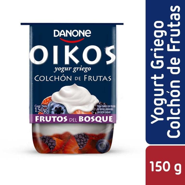 Yogurt Griego Danone Oikos Colchón de Frutos del Bosque 150 g