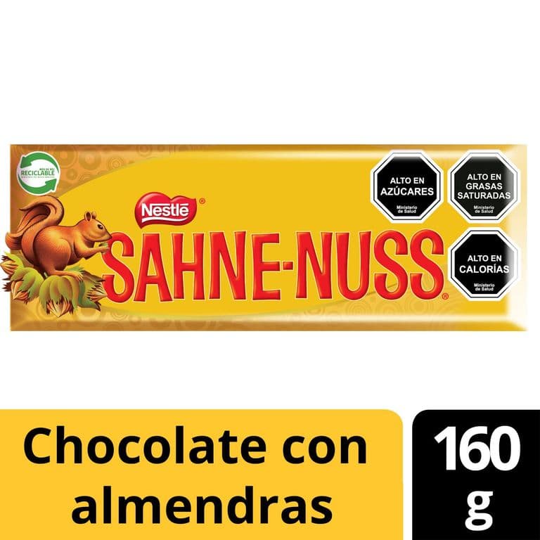 Chocolate Sahne Nuss Barra 160 g