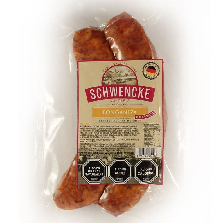 Longaniza Artesanal Schwencke 250 g