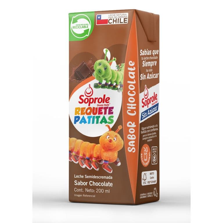 Leche Semidescremada Sabor Chocolate