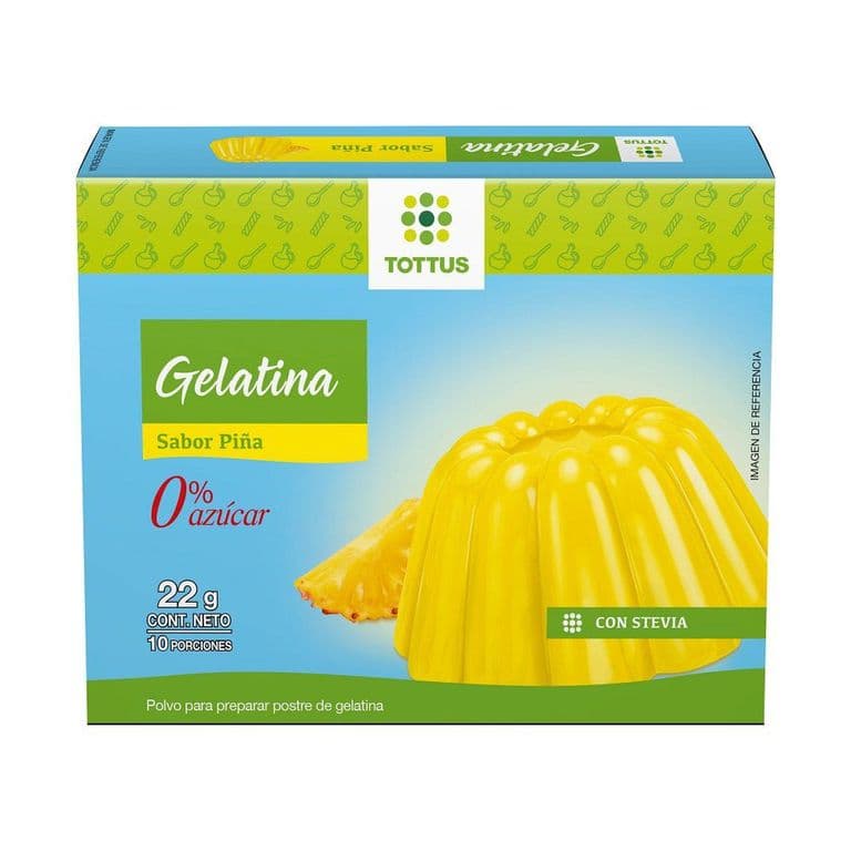 Gelatina Light Sabor Piña