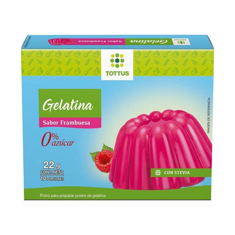 Gelatina Light Sabor Frambuesa