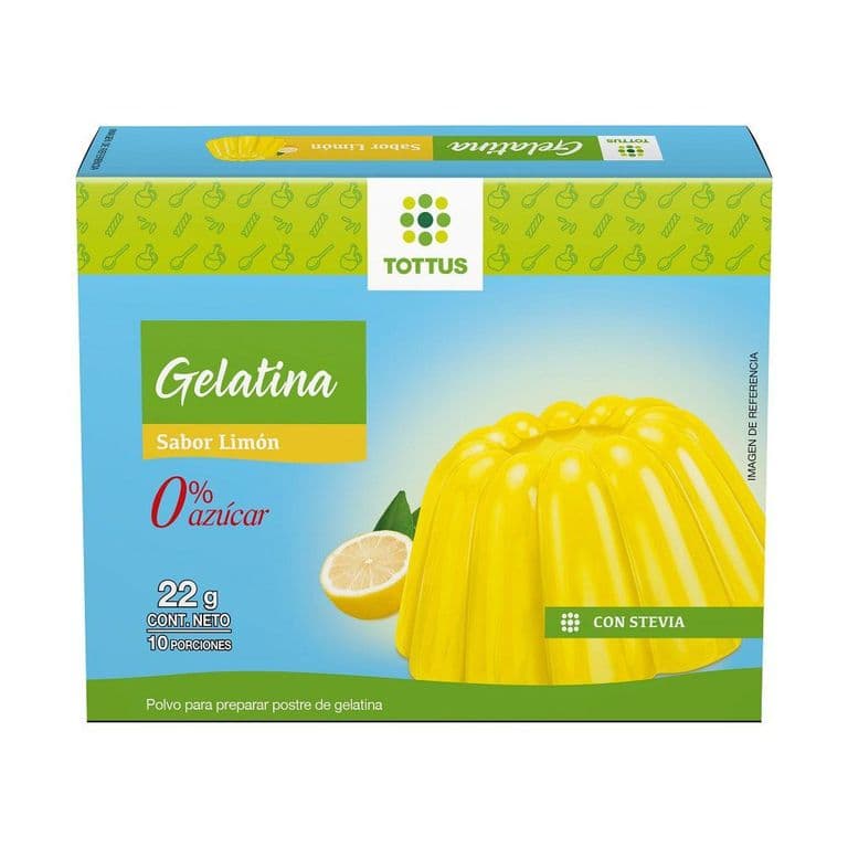 Gelatina Light Sabor Limón