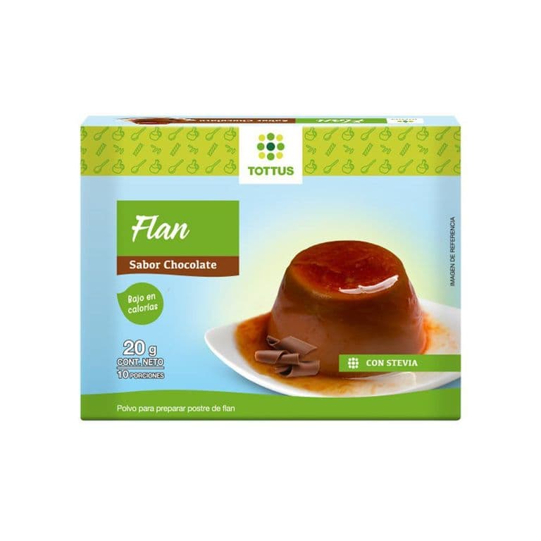 Flan Light Chocolate