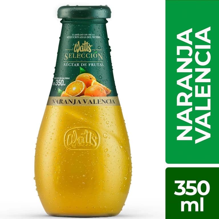 Néctar Selección Naranja Valencia Botella Watts 350 ml