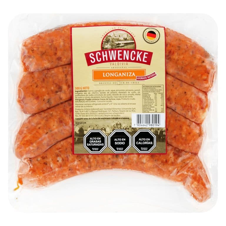 Longaniza Ahumada Schwencke 500 g