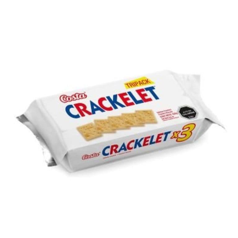 Galleta Crackelet Tripack Costa 255 g