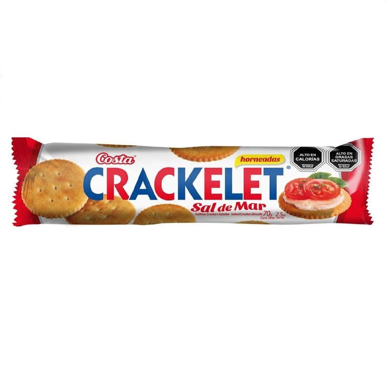 Galletas Saladas Crackelet Sal de Mar 70 g