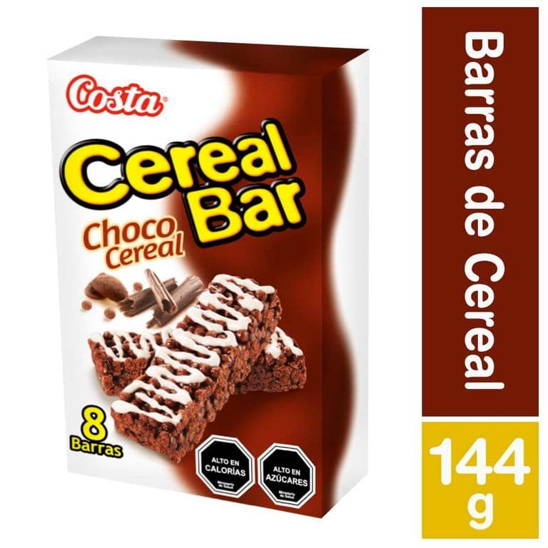 Barras de Cereal Costa Sabor Chocolate 144 g