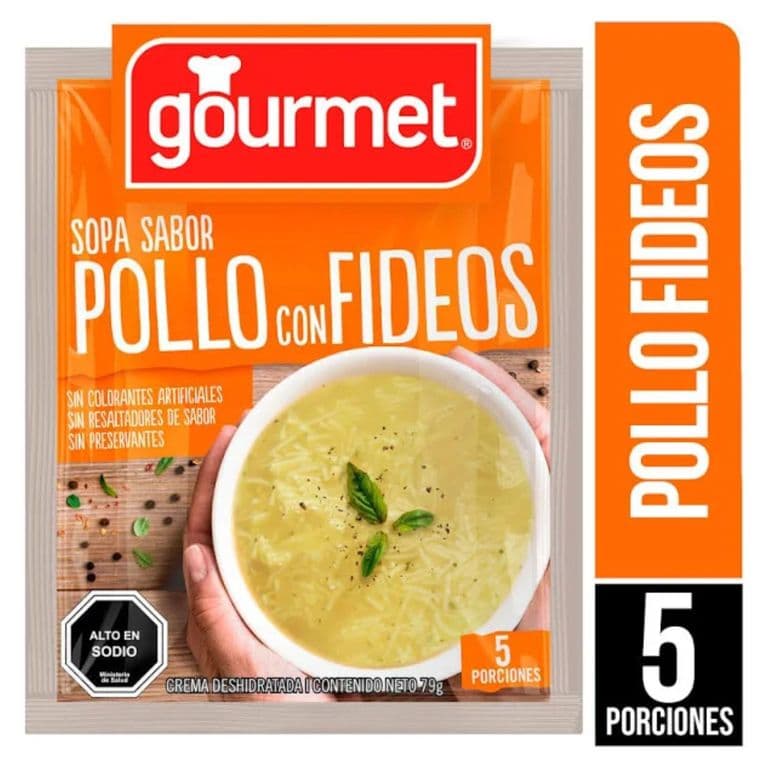 Sopa Pollo con Fideos Gourmet 70 g