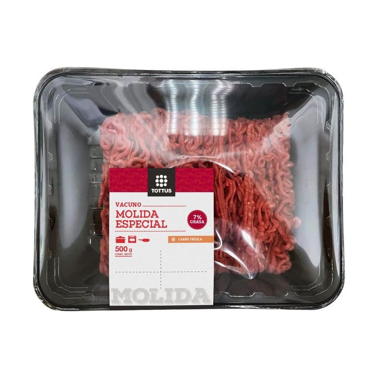 Carne Molida 7% Tottus 500 g