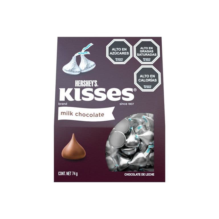 Chocolate de Leche Kisses Hershey's 72 g
