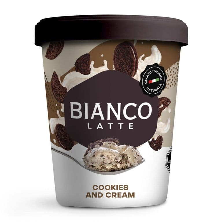 Helado Biancolatte Cookies And Cream 800 ml