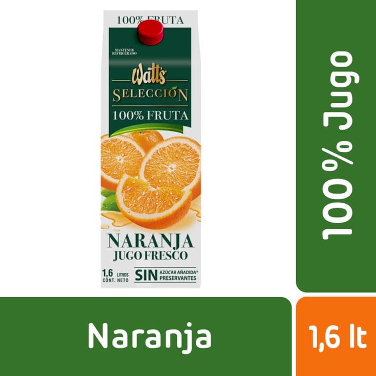 Jugo de Naranja 100% Selección