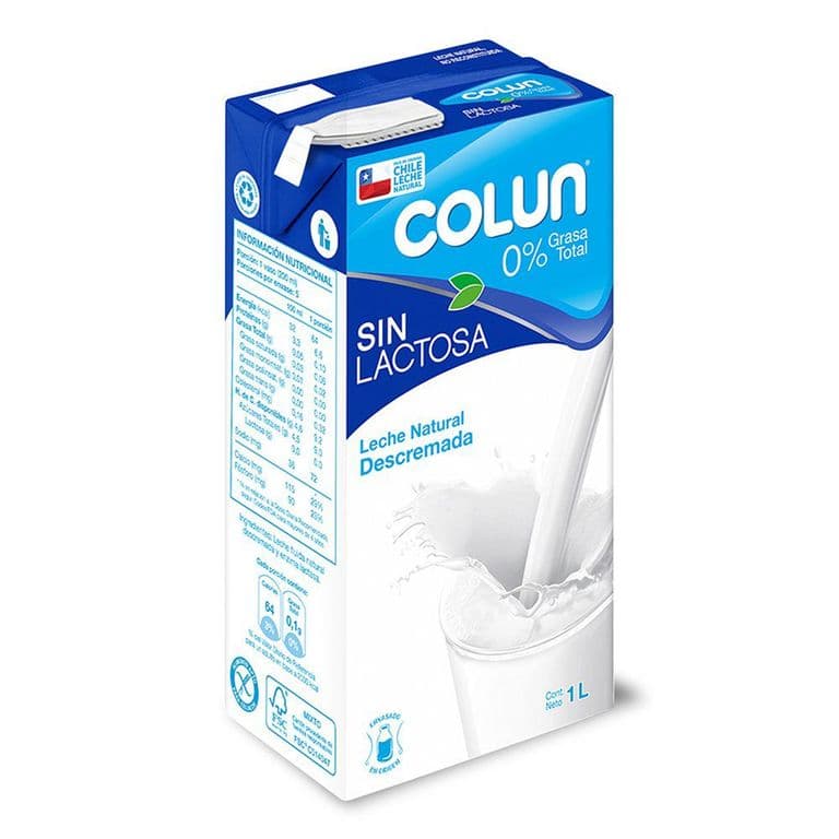 Leche Descremada Natural Sin Lactosa