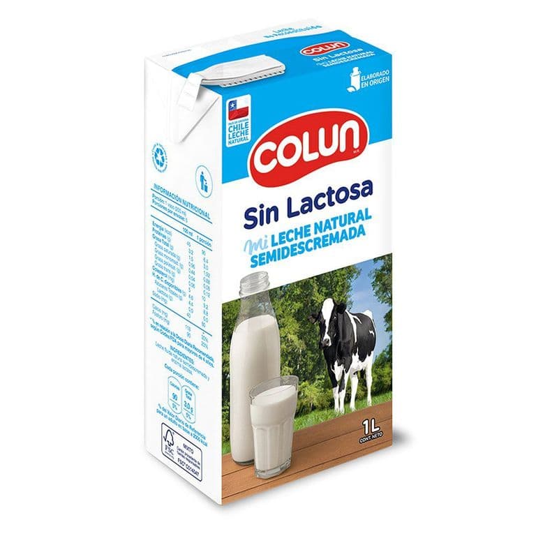 Leche Semidescremada Natural Sin Lactosa