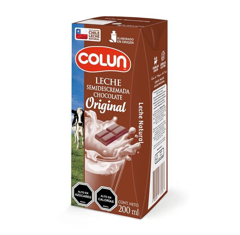 Leche Colun Semidescremada Chocolate 200 cc