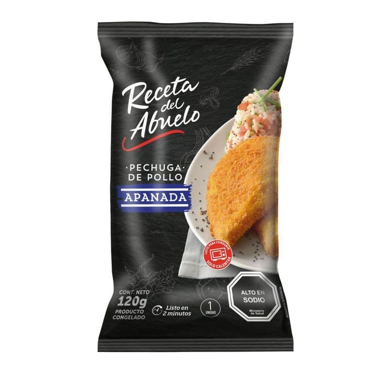 Pechuga de Pollo Receta del Abuelo Apanada 120 g