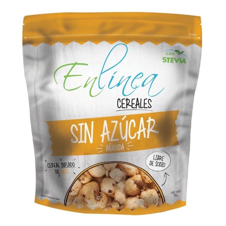 Cereal Inflado de Maíz Sin Azúcar En Linea 300 g