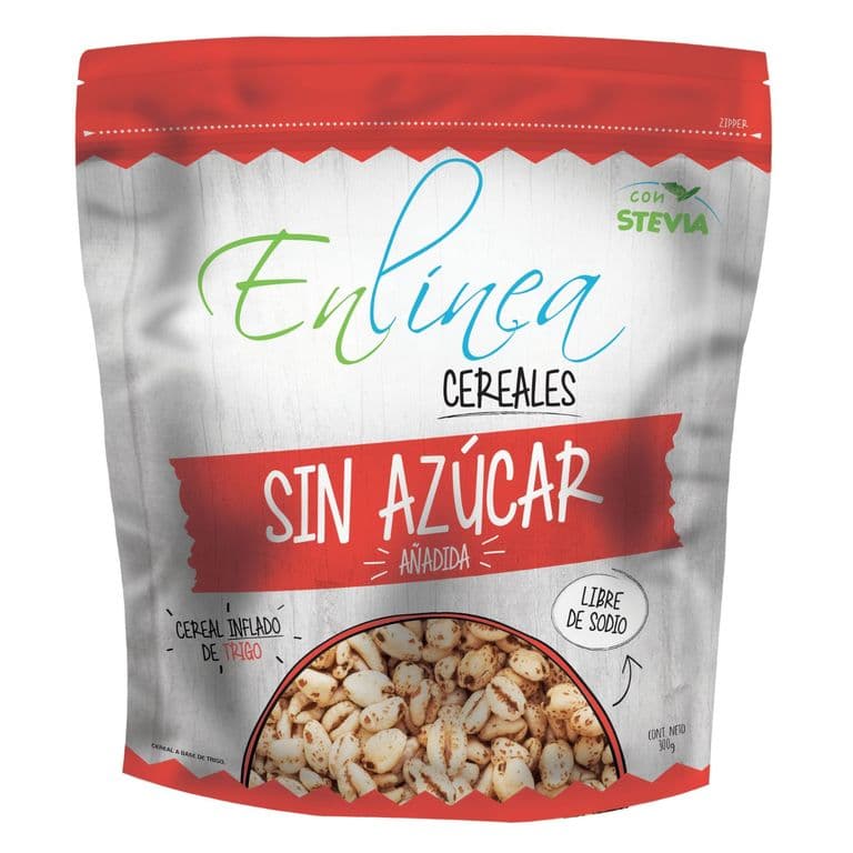 Cereal Inflado de Trigo Sin Azúcar En Linea 300 g