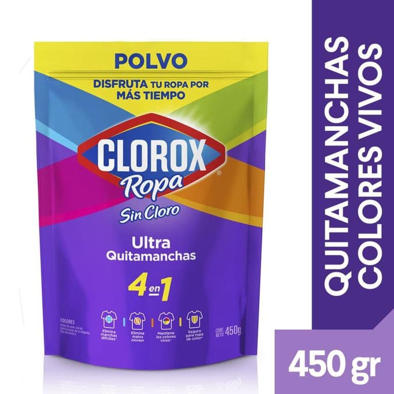 Quitamanchas Clorox Ropa Color Polvo 550 g
