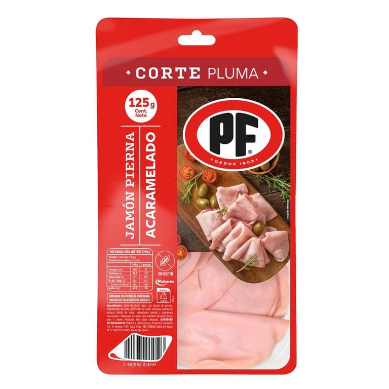 Jamón Pierna Acaramelado PF 125 g