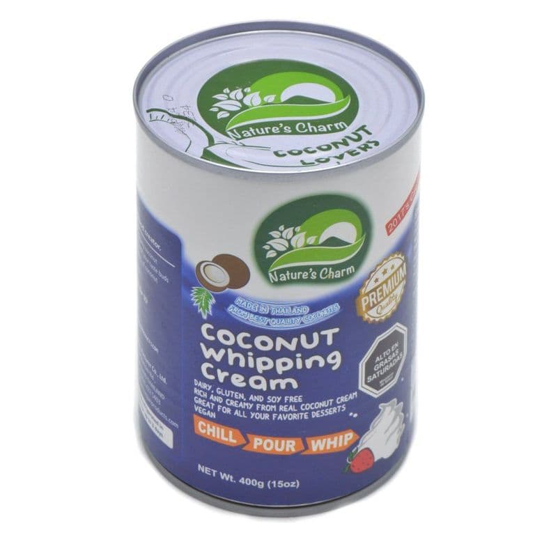Crema Vegetal para Batir de Coco Nature's Charm 400 g