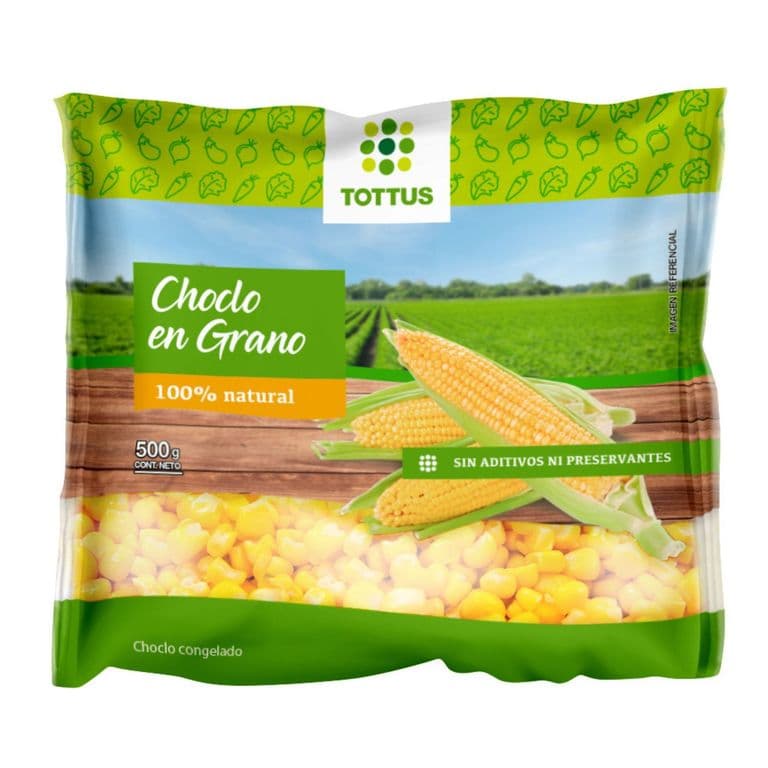 Choclo en Granos Congelado Tottus 500 g