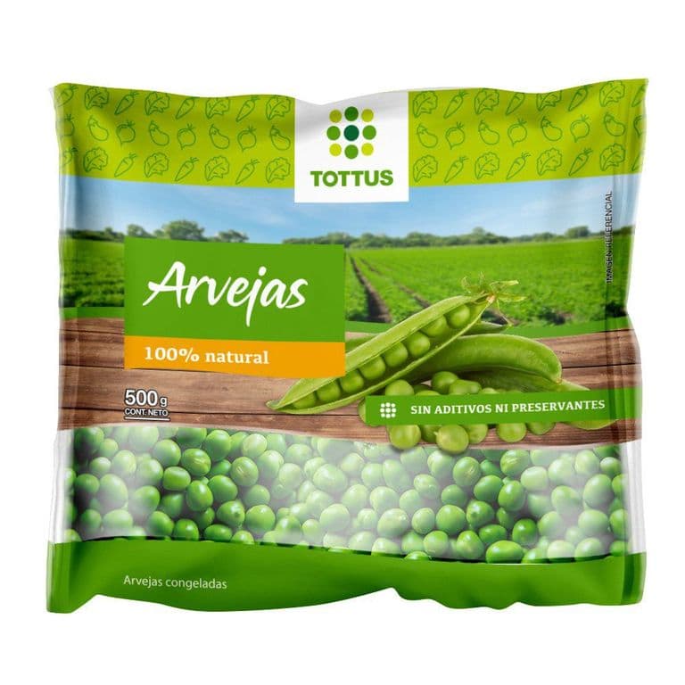 Arvejas Congeladas Tottus 500 g