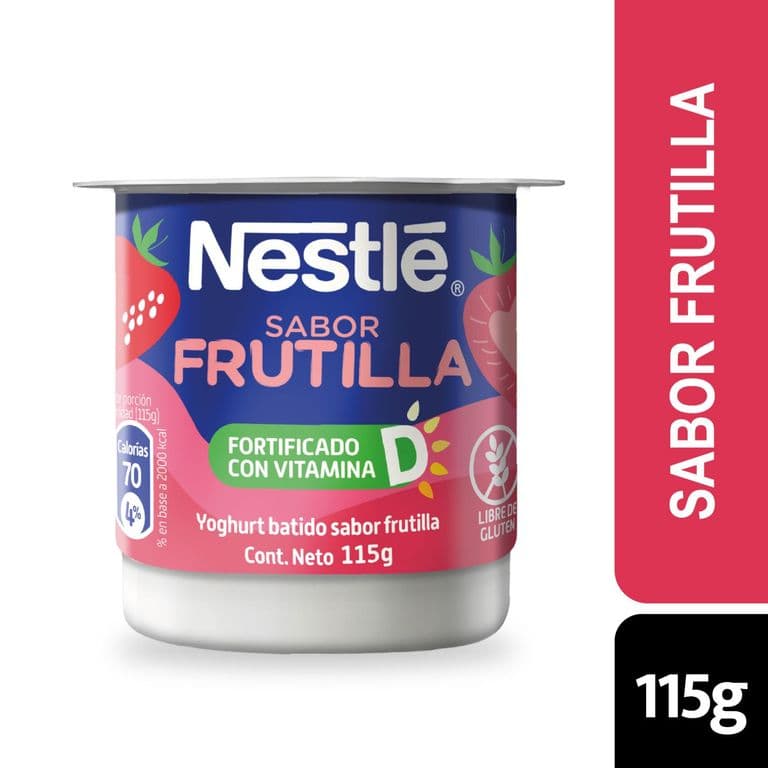 Yogurt Batido Nestlé Frutilla 115 g