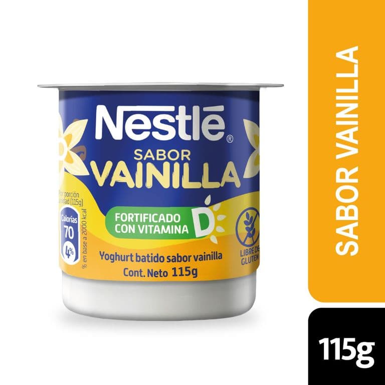 Yogurt Batido Nestlé Vainilla 115 g
