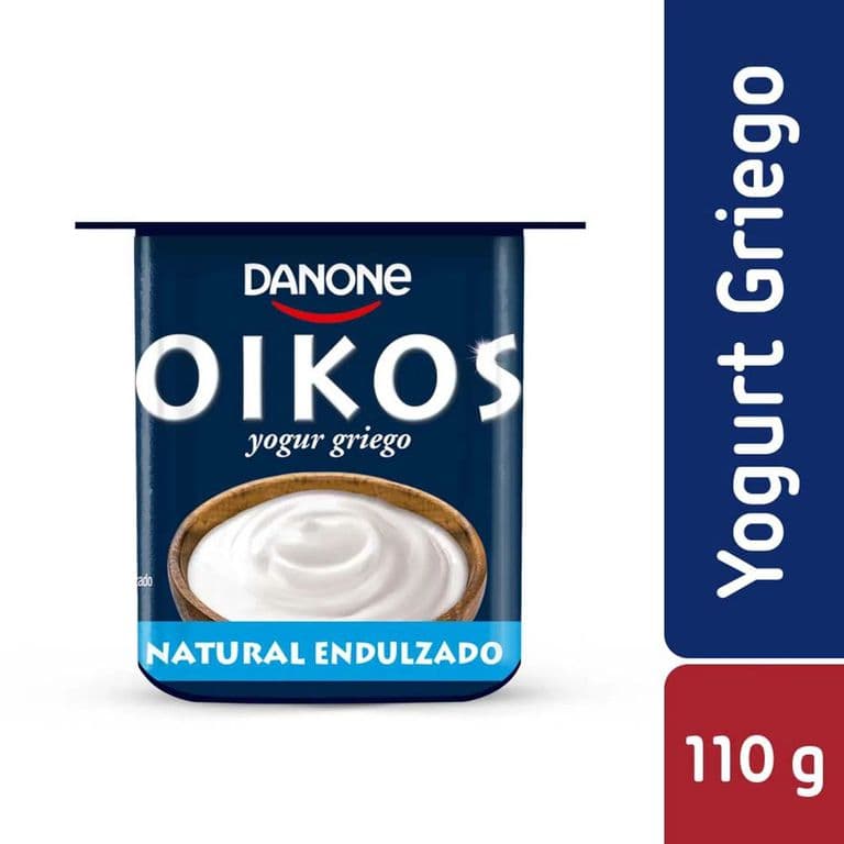 Yogurt Griego Danone Oikos Natural Endulzado 110 g