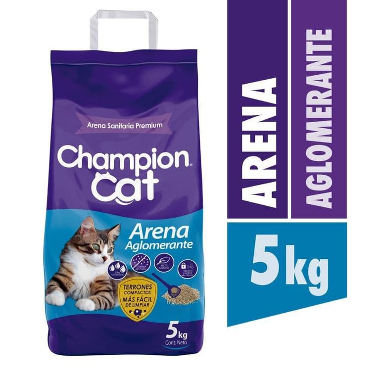 Arena Sanitaria Champion Cat Premium 5 kg