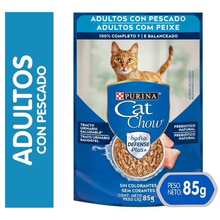 Alimento Húmedo Gato Adulto Cat Chow Pescado 85 g