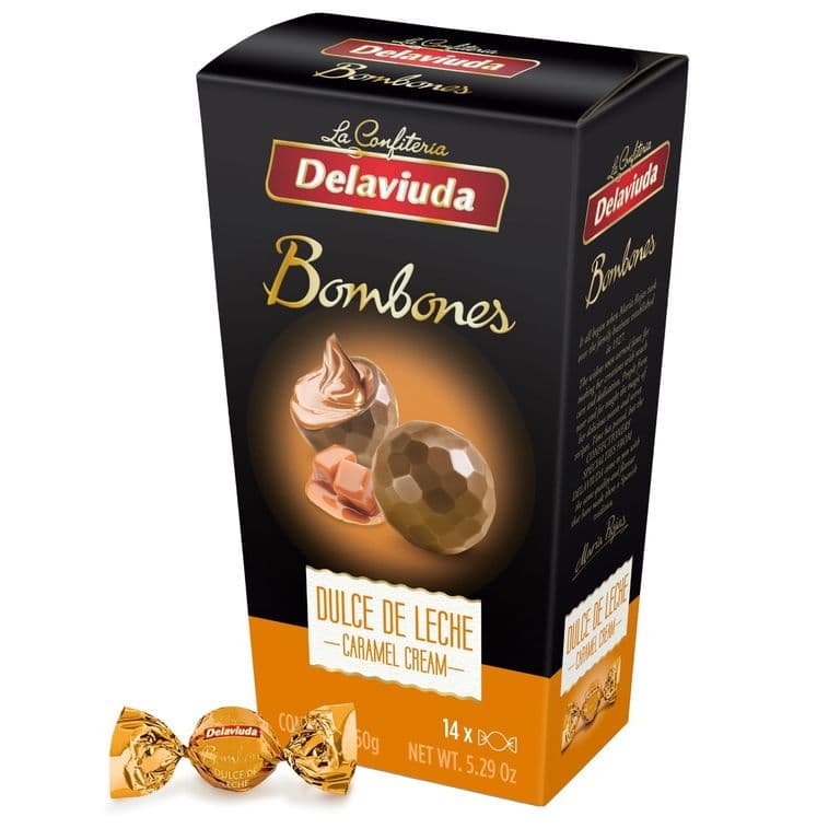 Bombones de Chocolate con Dulce Leche Delaviuda 150 g