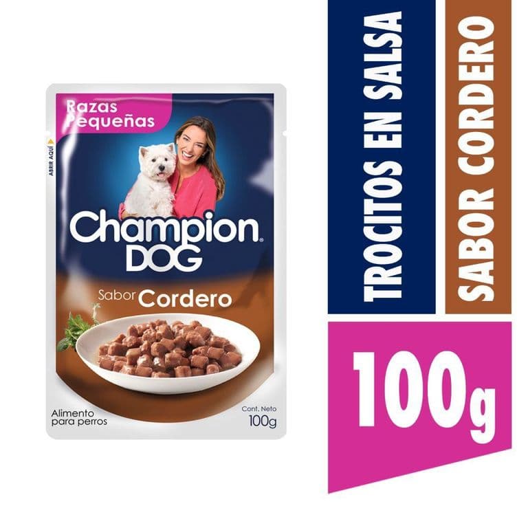 Alimento Húmedo Perro Champion Dog Cordero 100 g